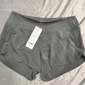 Women's Athletic Shorts Quick Dry Lightweight Zipper Pocket Running Workout